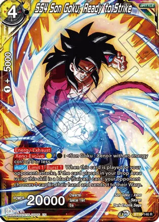 SS4 Son Goku, Ready to Strike (BT16-146) [Realm of the Gods] Parallel Foil