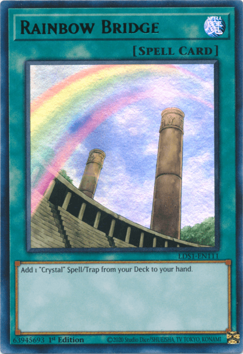 Rainbow Bridge (Green) [LDS1-EN111] Ultra Rare - Josh's Cards