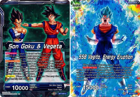 Son Goku & Vegeta // SSB Vegito, Energy Eruption (BT7-025) [Assault of the Saiyans] Parallel Foil