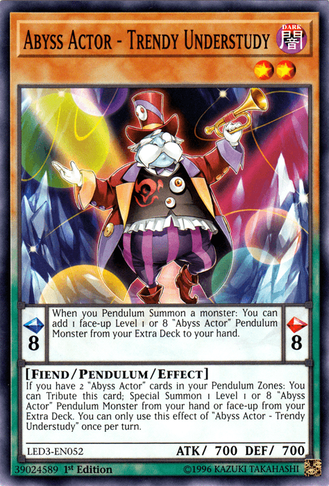 Abyss Actor - Trendy Understudy [LED3-EN052] Common - Josh's Cards