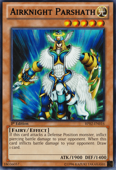 Airknight Parshath [BP02-EN016] Rare - Josh's Cards