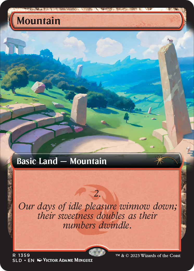 Mountain (SLD-1359) - Secret Lair Drop: (Extended Art)