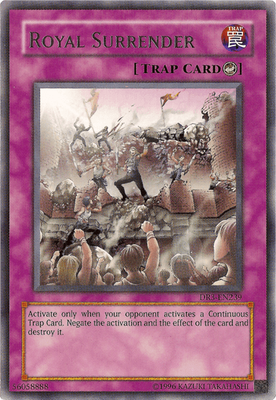 Royal Surrender [DR3-EN239] Rare - Josh's Cards