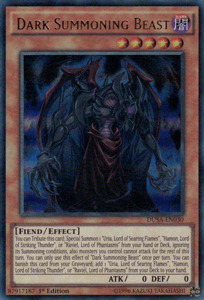 Dark Summoning Beast [DUSA-EN030] Ultra Rare - Josh's Cards