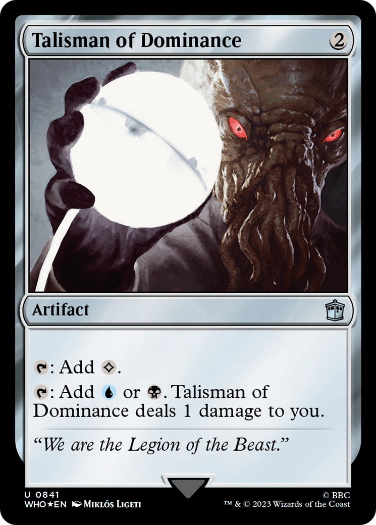 Talisman of Dominance (WHO-841) - Doctor Who Foil