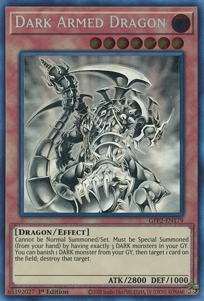 Dark Armed Dragon [GFP2-EN179] Ghost Rare - Josh's Cards