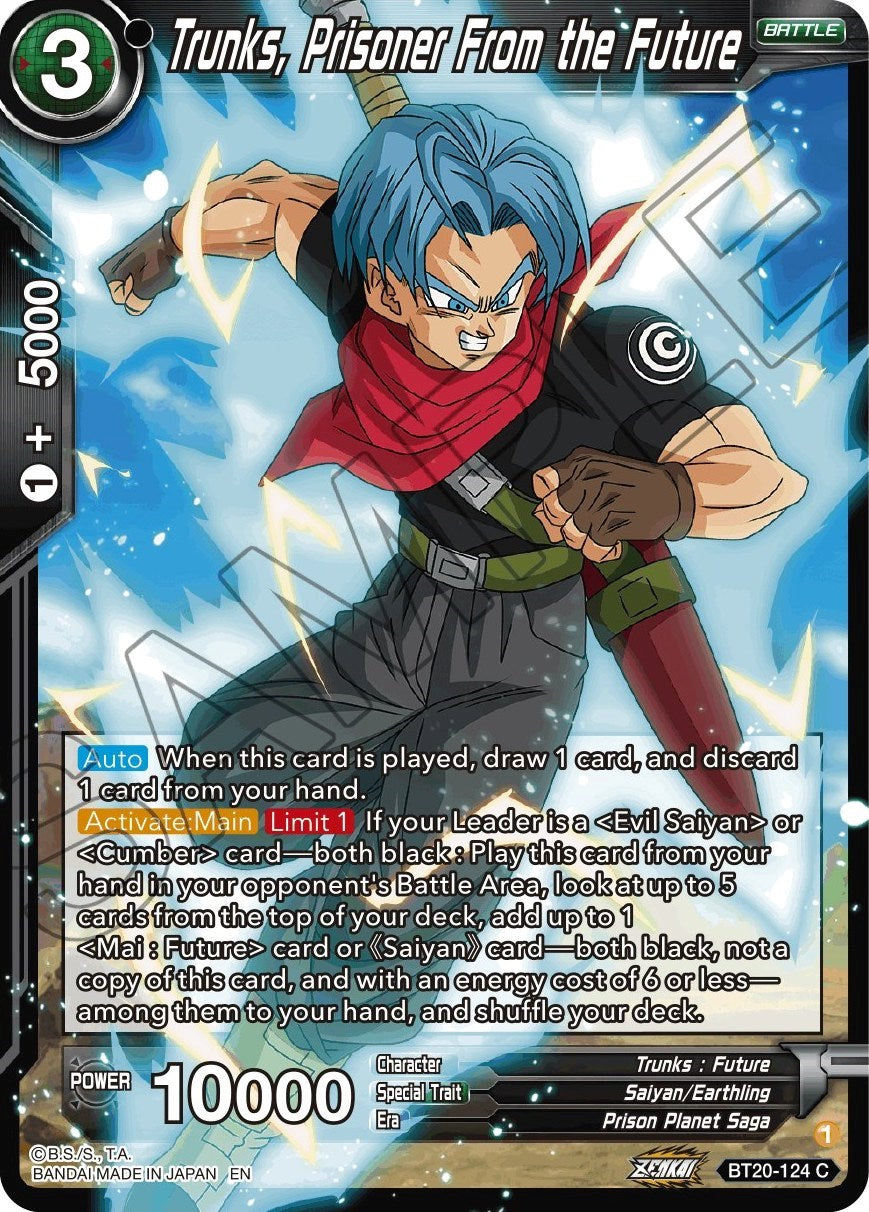 Trunks, Prisoner From the Future (BT20-124) [Power Absorbed] Parallel Foil