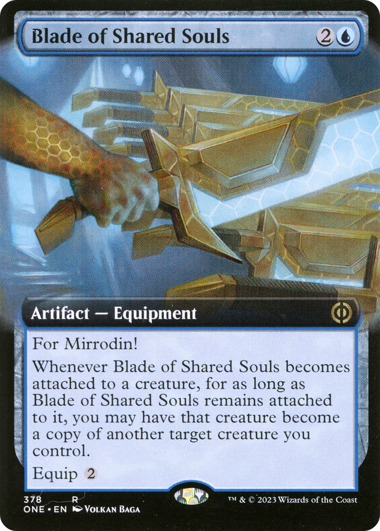 Blade of Shared Souls (ONE-378) - Phyrexia: All Will Be One: (Extended Art) Foil
