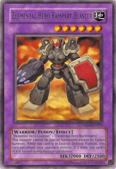 Elemental Hero Rampart Blaster [DR04-EN093] Rare - Josh's Cards