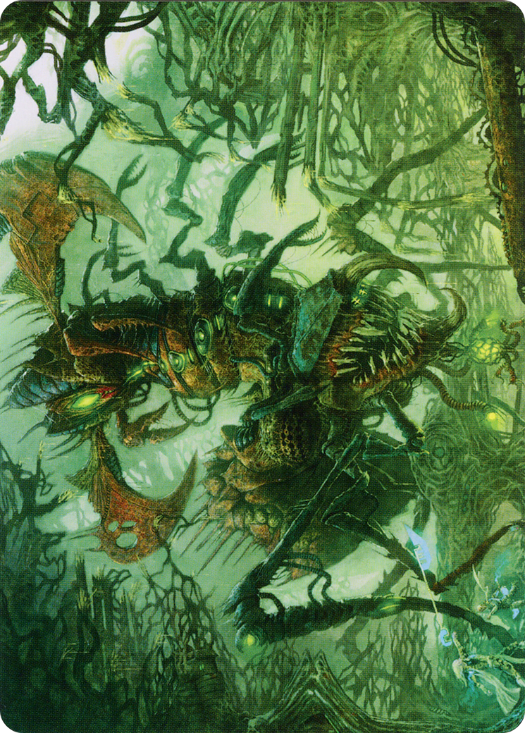Skyscythe Engulfer // Skyscythe Engulfer (AONE-042) - Phyrexia: All Will Be One Art Series (Borderless) Foil