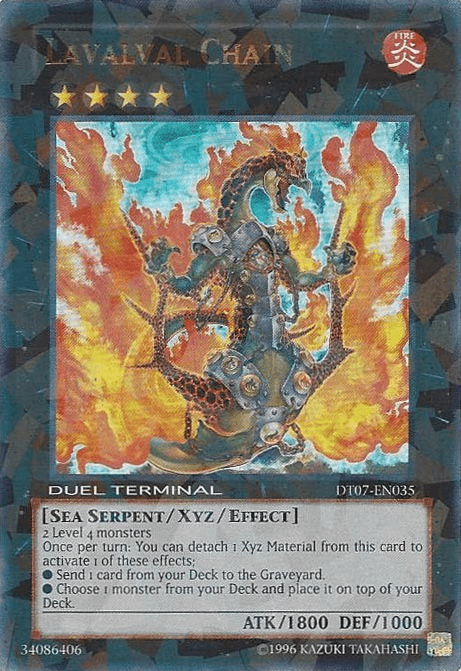 Lavalval Chain [DT07-EN035] Ultra Rare - Josh's Cards