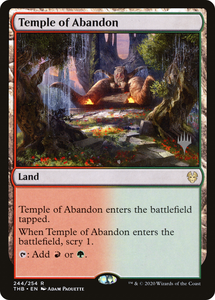 Temple of Abandon (PPTHB-244P) - Theros Beyond Death Promos