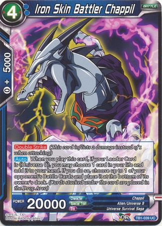 Iron Skin Battler Chappil (TB1-039) [The Tournament of Power] Parallel Foil