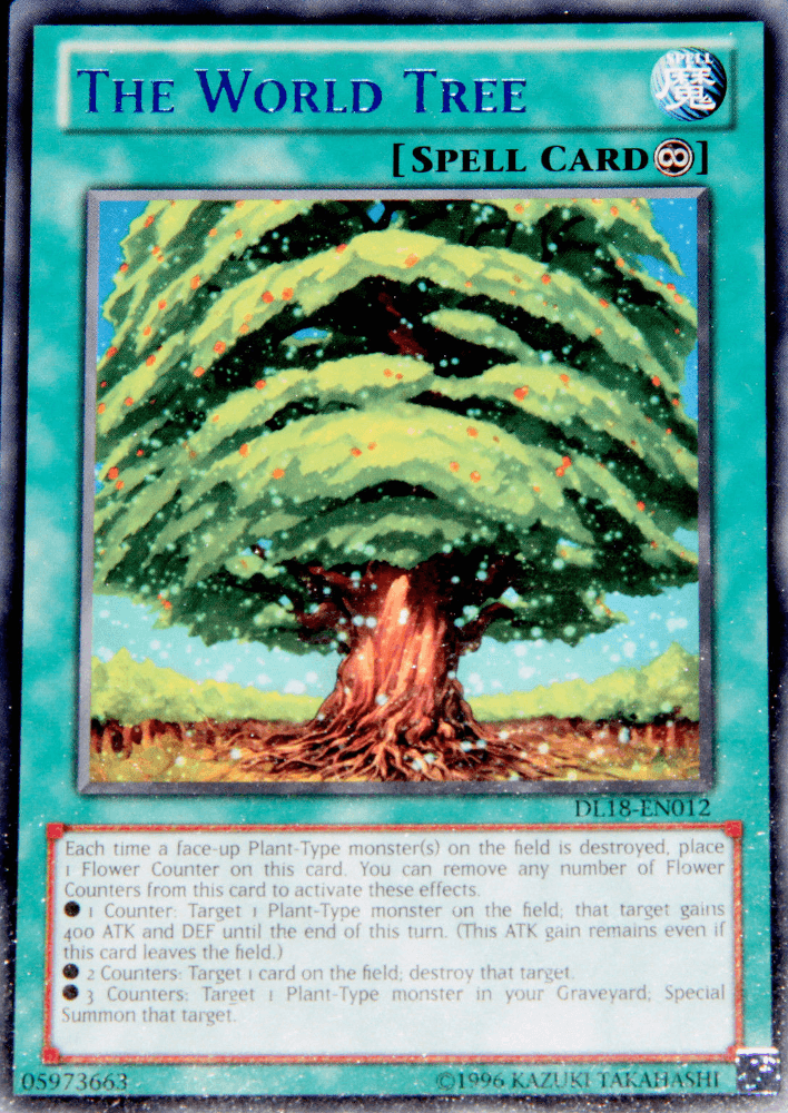 The World Tree (Blue) [DL18-EN012] Rare - Josh's Cards
