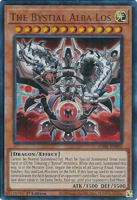 The Bystial Alba Los [DABL-EN010] Ultra Rare - Josh's Cards