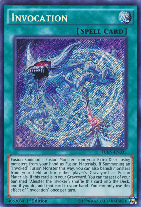 Invocation [FUEN-EN035] Secret Rare - Josh's Cards