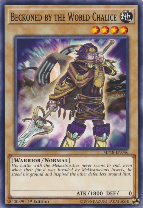 Beckoned by the World Chalice [MP18-EN046] Common - Josh's Cards