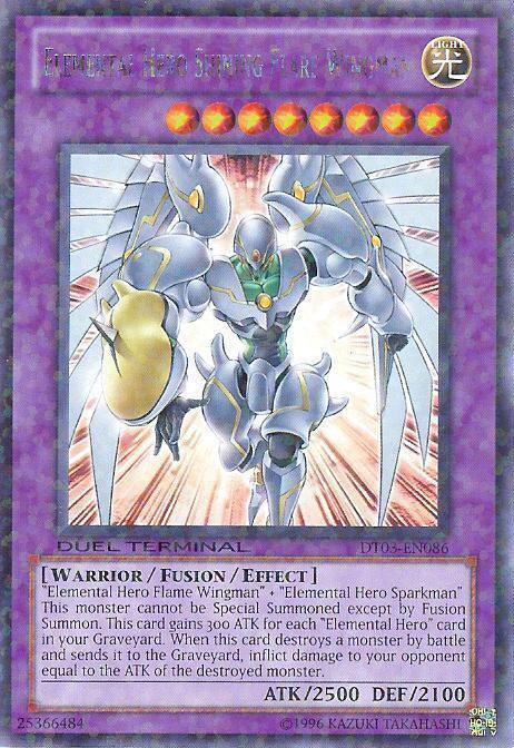 Elemental Hero Shining Flare Wingman [DT03-EN086] Rare - Josh's Cards
