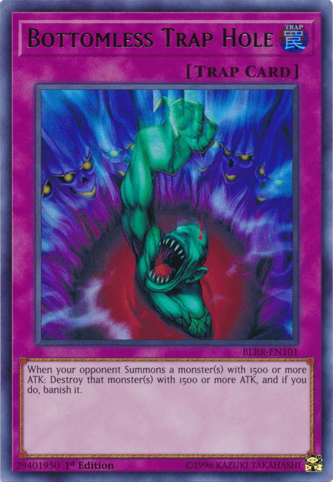 Bottomless Trap Hole [BLRR-EN101] Ultra Rare - Josh's Cards