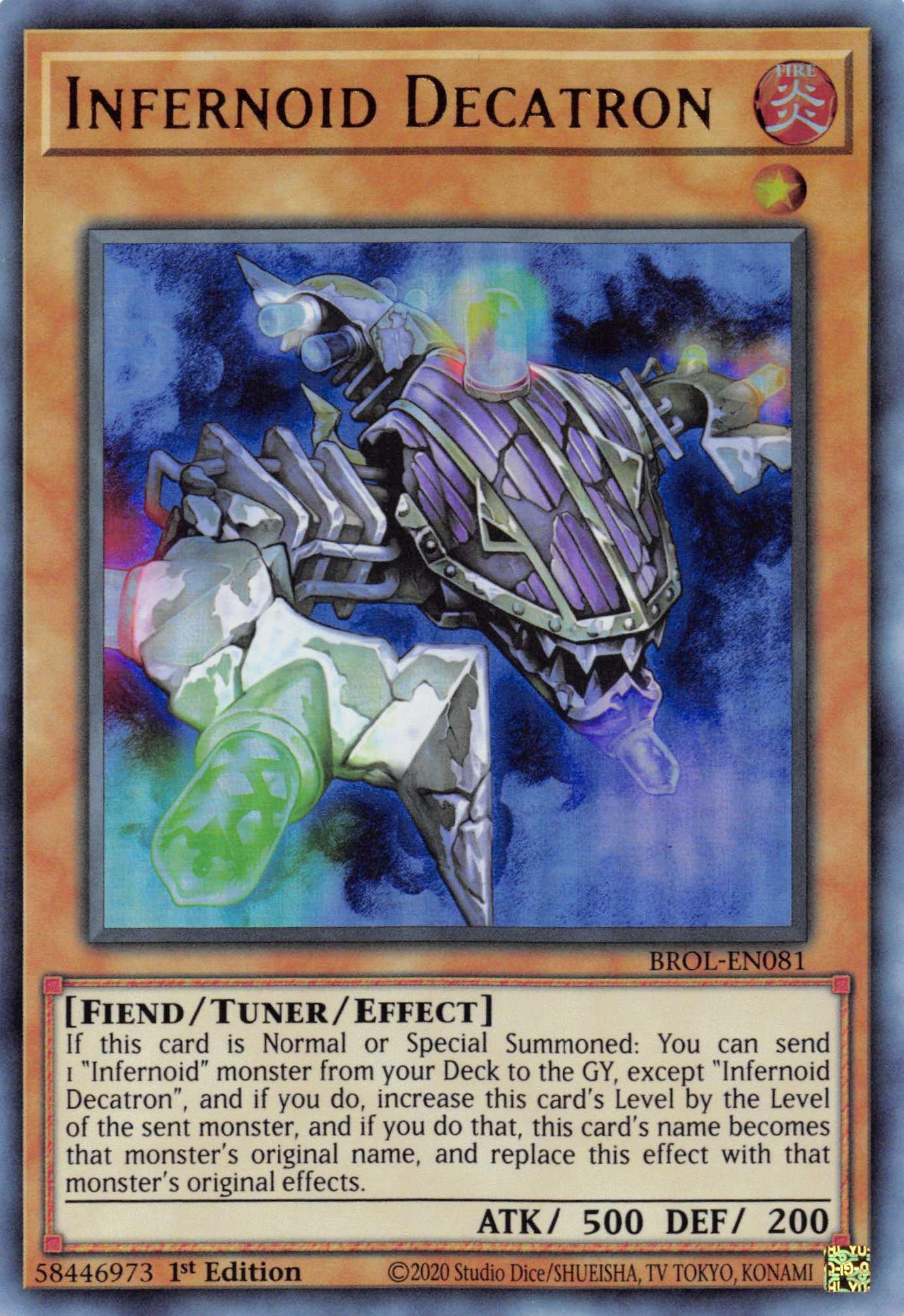 Infernoid Decatron [BROL-EN081] Ultra Rare - Josh's Cards