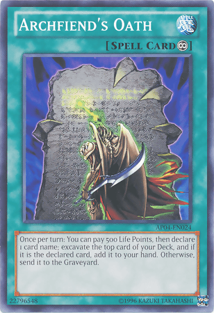 Archfiend's Oath [AP04-EN024] Common - Josh's Cards