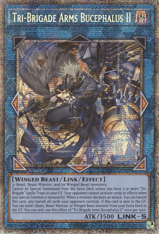 Tri-Brigade Arms Bucephalus II [PHHY-EN048] Starlight Rare - Josh's Cards
