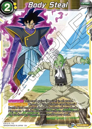 Body Steal (BT16-094) [Realm of the Gods] Parallel Foil
