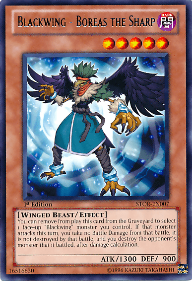 Blackwing - Boreas the Sharp [STOR-EN007] Rare - Josh's Cards