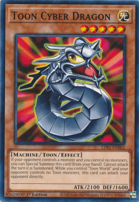 Toon Cyber Dragon [LDS1-EN062] Common - Josh's Cards