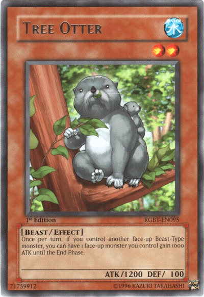 Tree Otter [RGBT-EN095] Rare - Josh's Cards