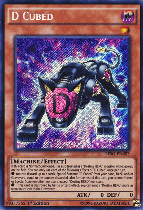 D Cubed [DESO-EN007] Secret Rare - Josh's Cards