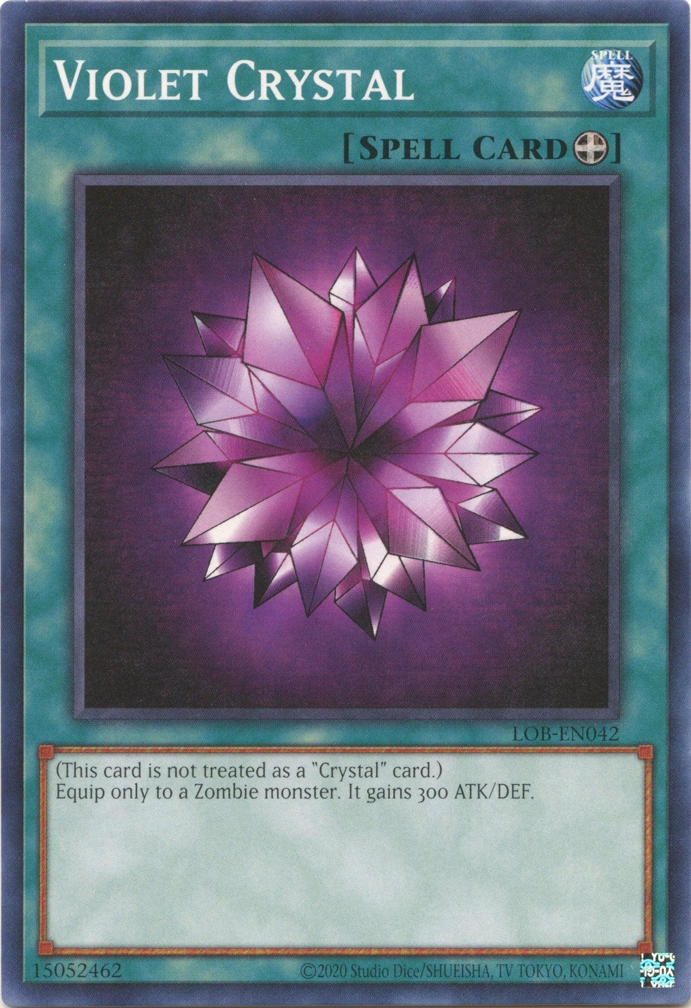 Violet Crystal (25th Anniversary) [LOB-EN042] Common - Josh's Cards