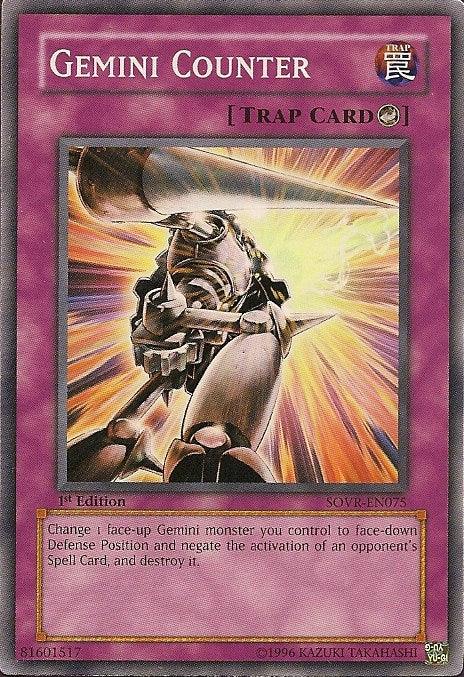 Gemini Counter [SOVR-EN075] Common - Josh's Cards