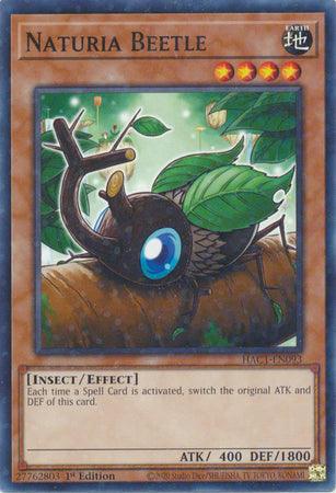Naturia Beetle (Duel Terminal) [HAC1-EN093] Common - Josh's Cards