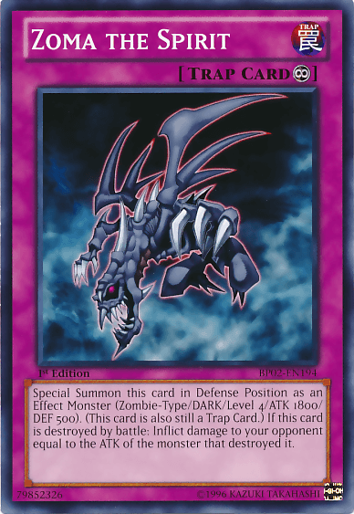 Zoma the Spirit [BP02-EN194] Mosaic Rare - Josh's Cards