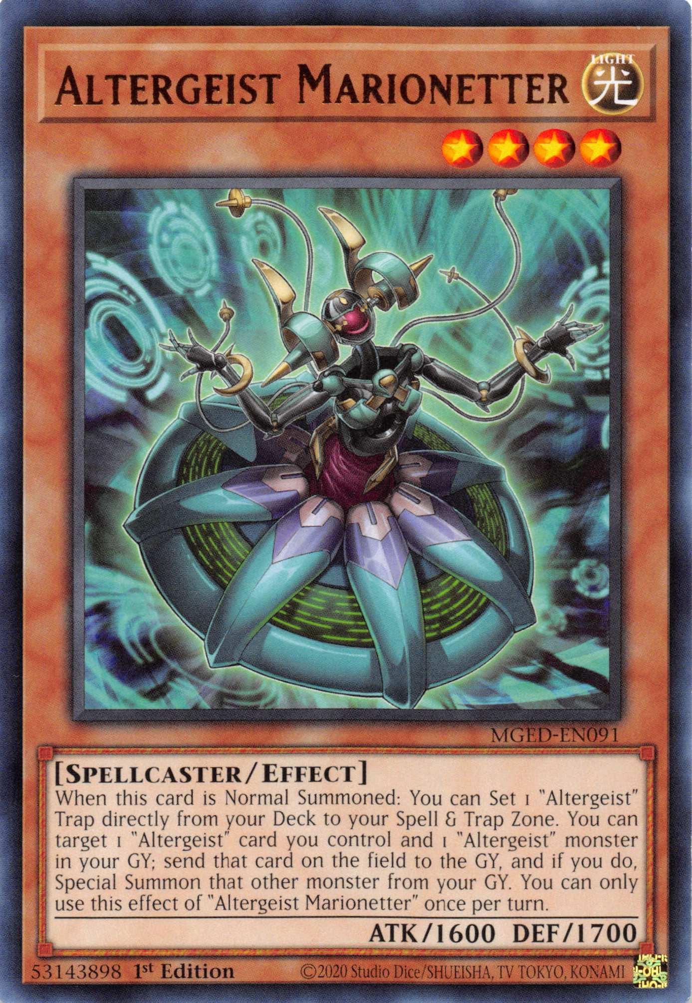 Altergeist Marionetter [MGED-EN091] Rare - Josh's Cards