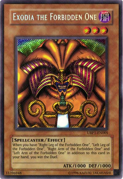 Exodia the Forbidden One [UBP1-EN005] Secret Rare - Josh's Cards
