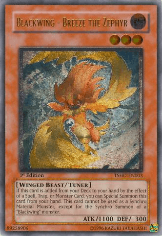 Blackwing - Breeze the Zephyr [TSHD-EN003] Ultimate Rare - Josh's Cards