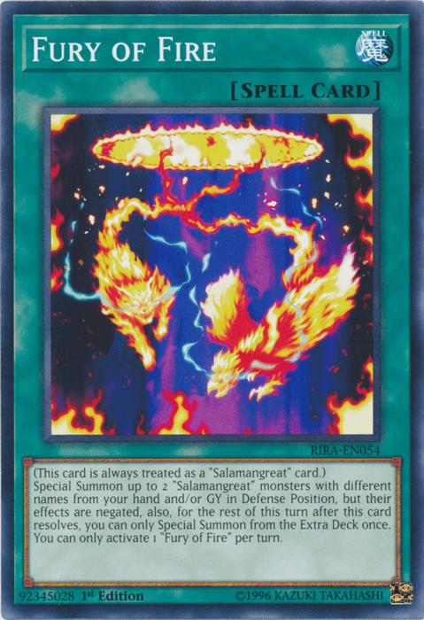 Fury of Fire [RIRA-EN054] Common - Josh's Cards