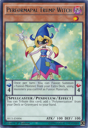 Performapal Trump Witch [SECE-EN006] Rare - Josh's Cards