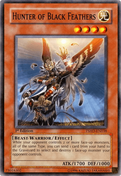 Hunter of Black Feathers [TSHD-EN038] Common - Josh's Cards