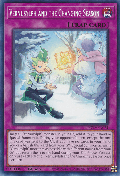 Vernusylph and the Changing Season [POTE-EN074] Common - Josh's Cards