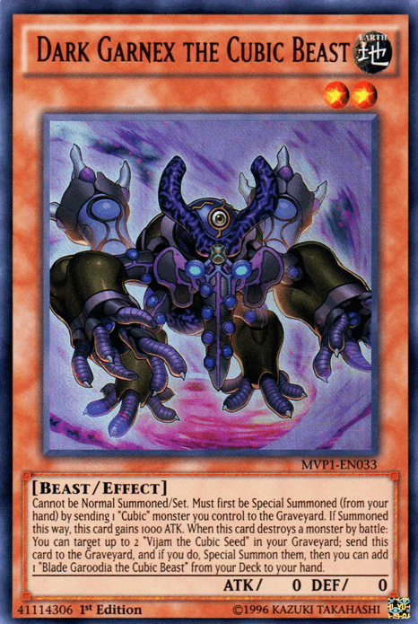Dark Garnex the Cubic Beast [MVP1-EN033] Ultra Rare - Josh's Cards