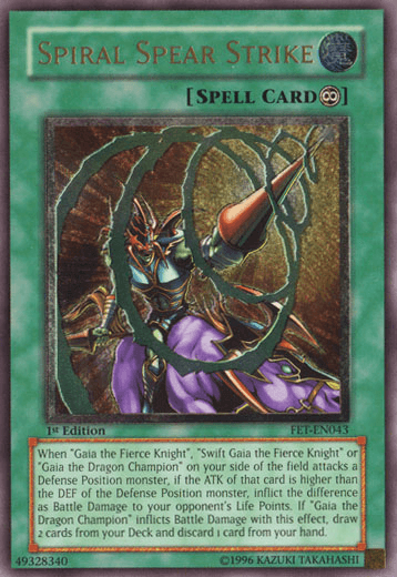 Spiral Spear Strike [FET-EN043] Ultimate Rare - Josh's Cards