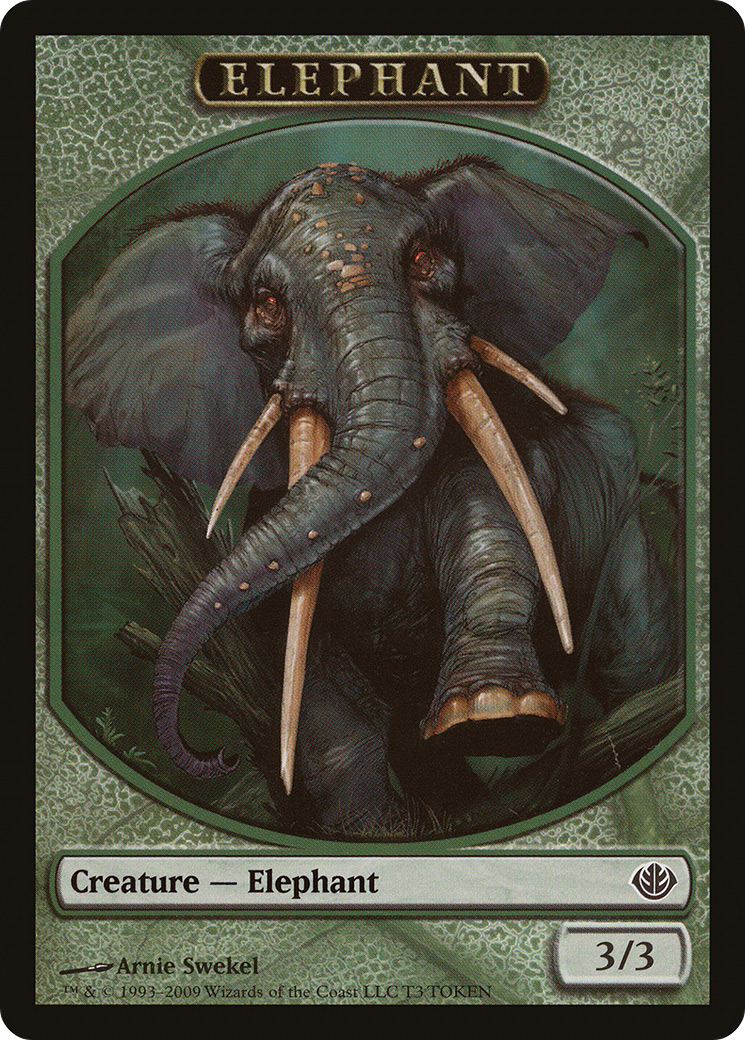 Elephant (DDD-0T3) - Duel Decks: Garruk vs. Liliana Tokens