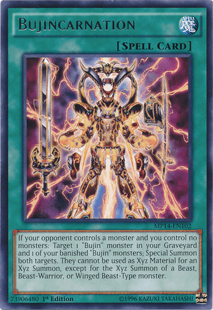 Bujincarnation [MP14-EN102] Rare - Josh's Cards