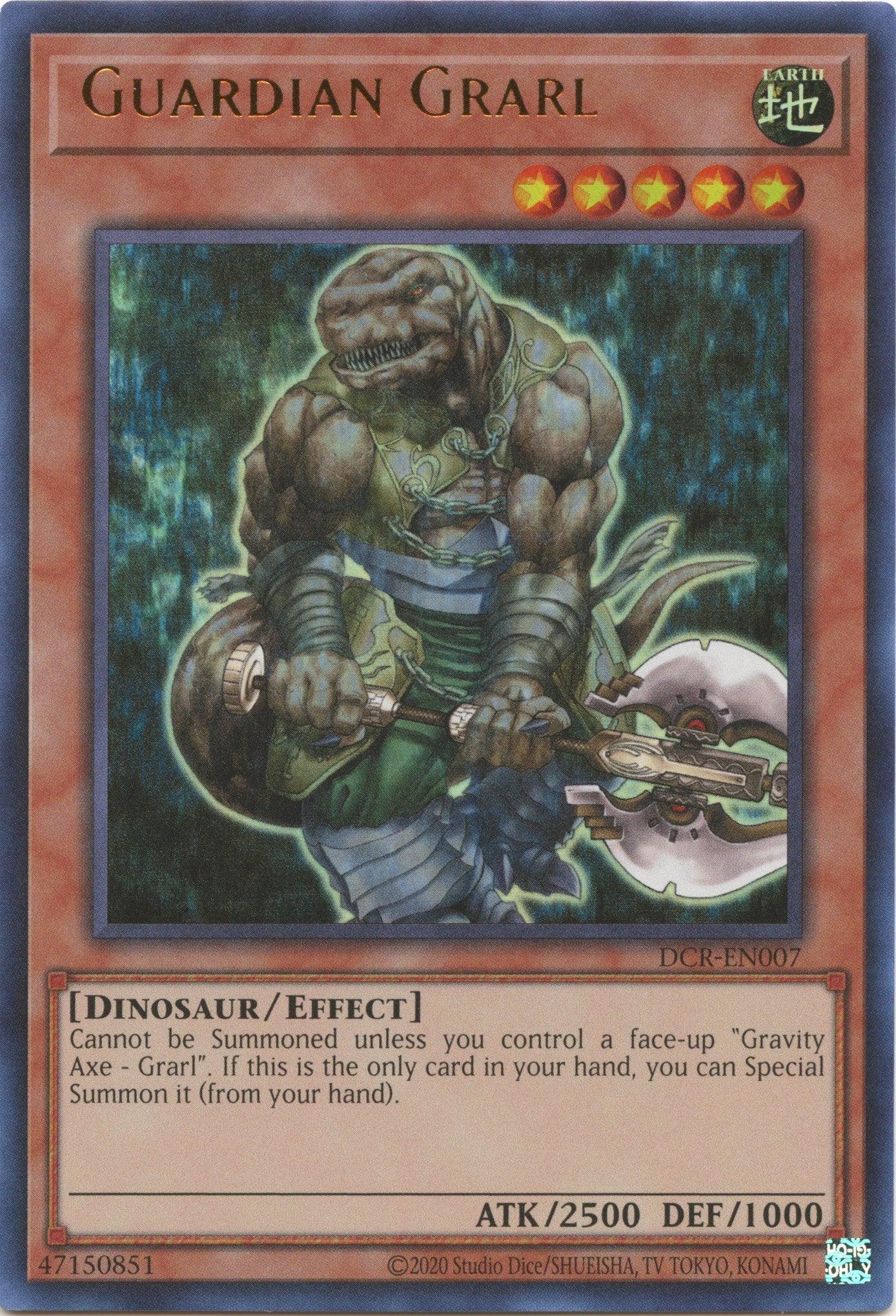Guardian Grarl (25th Anniversary) [DCR-EN007] Ultra Rare - Josh's Cards