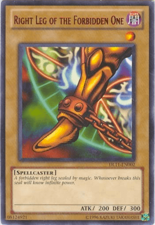 Right Leg of the Forbidden One (Purple) [DL11-EN002] Rare - Josh's Cards