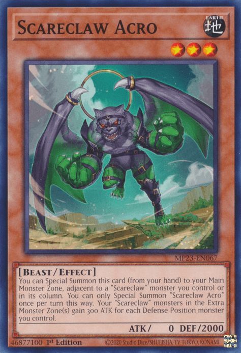 Scareclaw Acro [MP23-EN067] Common - Josh's Cards