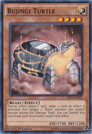 Bujingi Turtle [MP14-EN071] Common - Josh's Cards